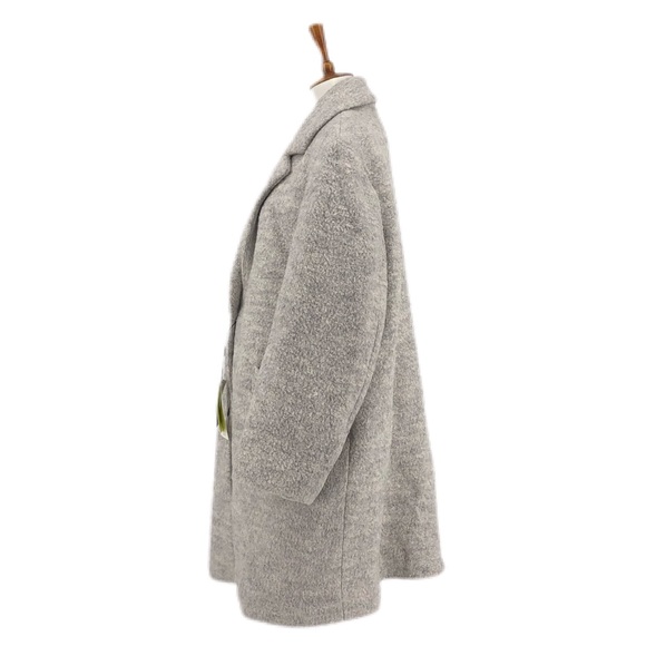Marc New York Boucle Grey Wool Blend Jacket Coat - Picture 4 of 11